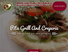 Tablet Screenshot of pitagrillandcreperie.com